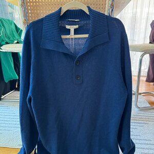 COS Wool Quarter-Button Sweater